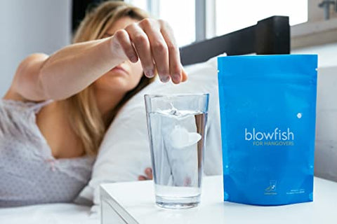 para Ressacas – Alívio Rápido para Ressacas | Fórmula Reconhecida pela FDA – Garantido para Aliviar Sintomas de Ressaca em 15 Minutos | Ideal para Casamentos e Necessidades de Viagem - Blowfish