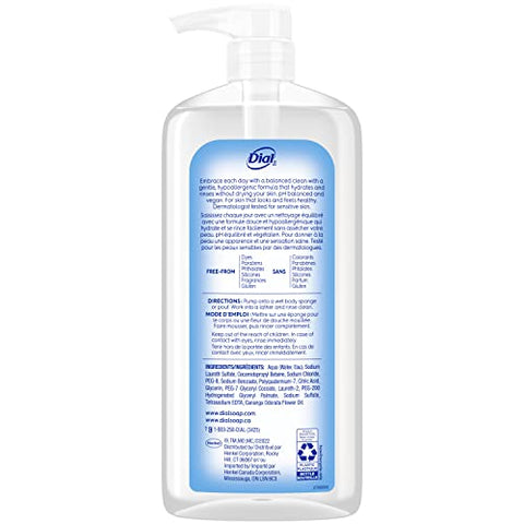 Clean Sabonete Líquido Suave, Sem Fragrância, 680 ml (Pacote com 3) - Dial