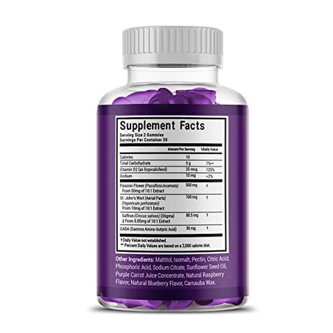 Ceres Nature - Extrato de Açafrão Premium 88,5mg em Goma – Controle de Apetite, Suporte para os Olhos, Aumento de Energia