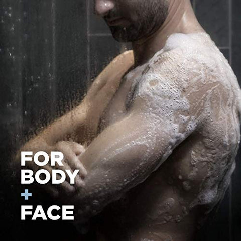 DOVE MEN + CARE - DOVE MEN CARE Ferramenta de Banho para uma Pele Forte e Saudável – Limpeza Profunda com Esfoliação Ativa e Gel de Banho, Pacote com 4 Unidades