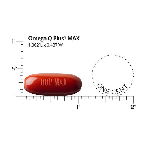 Omega Q Plus MAX – Suporte Avançado à Saúde Cardíaca e Envelhecimento Saudável com 100mg de CoQ10 e Cúrcuma (60 softgels | Fornecimento de 30 dias) - Dr. Sinatra