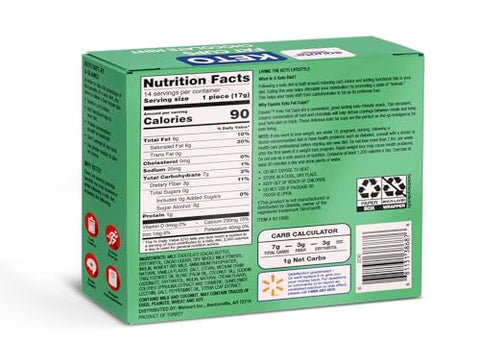 Equate Keto Fat Cups Chocolate Mint 14 Unidades 8.4oz e Maker Explorador de Presente em Cartão