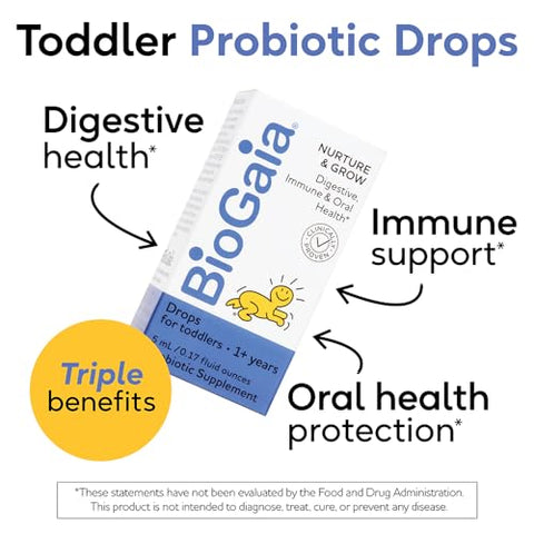 Nurture: Probiótico para Bebês – Fortaleça a Saúde Digestiva – 10ml - BioGaia