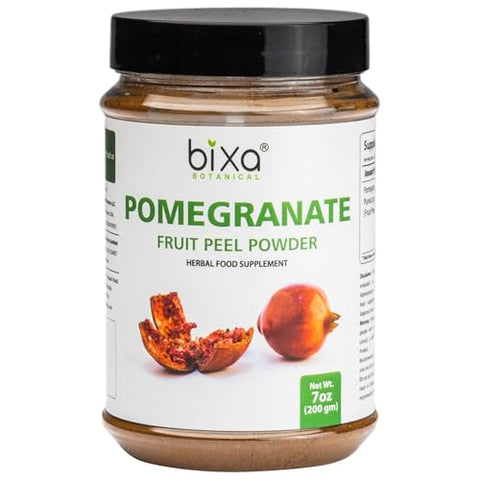 bixa BOTANICAL - Pó de Casca de Romã Bixa BOTANICAL (Punica granatum) | 454g | Suplemento Herbal Ayurvédico | Sem Glúten, Não-OGM, Esterilizado a Vapor, Vegano, 100% Puro