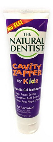 The Natural Dentist - Dentista Natural Infantil: Creme Dental Sem SLS 150g – Combate Cáries e Fortalece os Dentes (Pacote com 2)