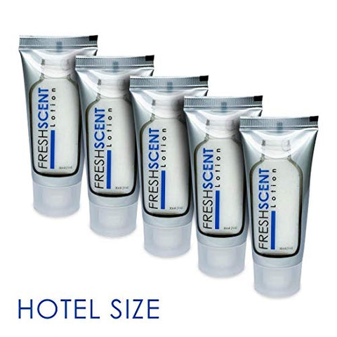 Loção Freshscent 30ml (Pacote com 100 unidades) Tamanho de Viagem para Hotel, Amenidades e Artigos de Higiene em Atacado