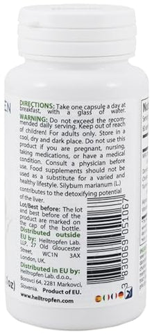 Heiltropfen - Desintoxicação do Fígado com Cápsulas Vegetarianas | 60 Cápsulas | Suplemento Alimentar