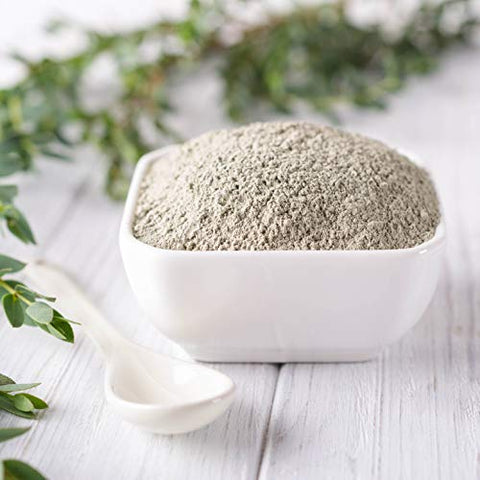 Earth's Living - Argila Bentonita de Cálcio em Pó | Uso Interno e Externo | 1.892ml | Grau Farmacêutico Montmorilonita | Earth’s Natural Clay