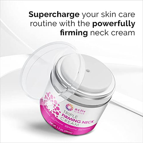 Creme Firmador para Pescoço – Hidratante Facial Natural Anti-Envelhecimento com Retinol Colágeno | 50g - ACTIVSCIENCE