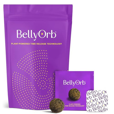 Belly Orb – Adesivo BellyOrb – Funciona para Homens e Mulheres com Artemísia, Cravo, Canela, Gengibre 30 Peças - LURE Essentials