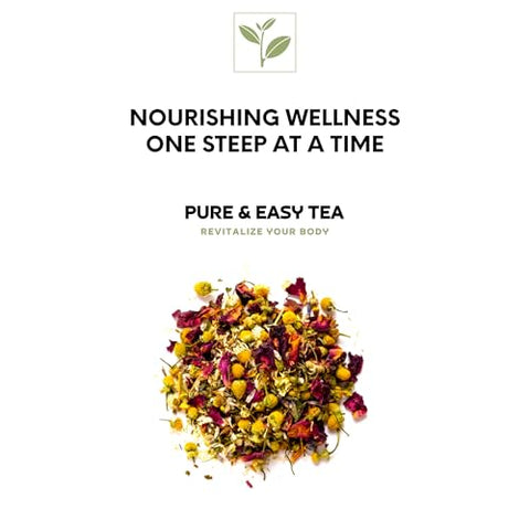 Pure And Easy Tea - Chá Detox Puro e Fácil, Desintoxicação Deliciosa, Detox de 30 Dias, Favorece o Emagrecimento Saudável, Fígado, Intestino