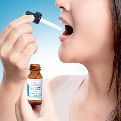NCD2 Gotas Líquidas de Zeólita Ativada, Limpeza Natural do Corpo e Suporte ao Sistema Imunológico, Equilíbrio do pH, Intestino Saudável e Resposta Inflamatória, 100% Natural, Não Tóxico - Waiora