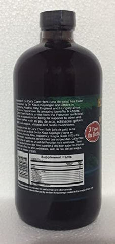 Plus Cat’s Claw – Concentrado 16 oz (473 ml) – Fórmula Avançada, Chá Herbal Premium – Dr. Brusch - Ezzeac