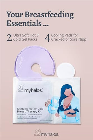 myhalos - Pack Terapia para Seios – 2 Pacotes Terapia Quente Frio para Seios