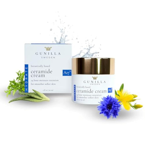 Gunilla Of Sweden - Creme GUNILLA Ceramide A17-24 Horas Anti-Envelhecimento – Hidratante Plump, Suavizante (50g)