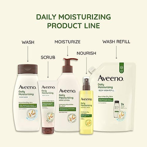 Óleo Corporal Hidratante Diário em Spray com Aveia – 200ml - Aveeno