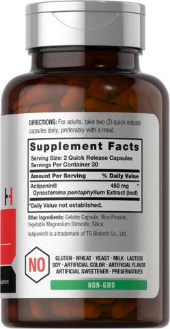 AMPK Ativador Metabólico 450 mg | 60 Cápsulas | Sem GMO, Sem Glúten - Horbäach