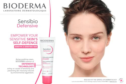 Bioderma - Creme calmante Sensibio Defensive para pele sensível e sensibilizada  Sensibio