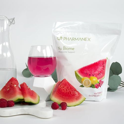 Nu Skin - Pharmanex Nu Biome – Solução Completa para a Saúde Intestinal com Prebióticos e Pósbióticos, Estímulo de Cafeína e Suporte Antioxidante para o Bem-Estar Diário e Harmonia Digestiva