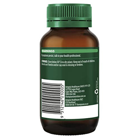 Thompson's Water Seal - Thompsons Cardo Mariano 42.000 Auxilia a Função Hepática 60 Cápsulas