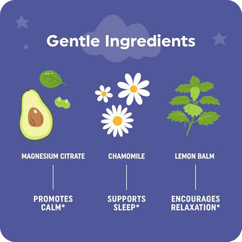 MAV NUTRITION - Gomas Relaxantes de Magnésio para Crianças – Marca: Kids Relaxation – 60 g