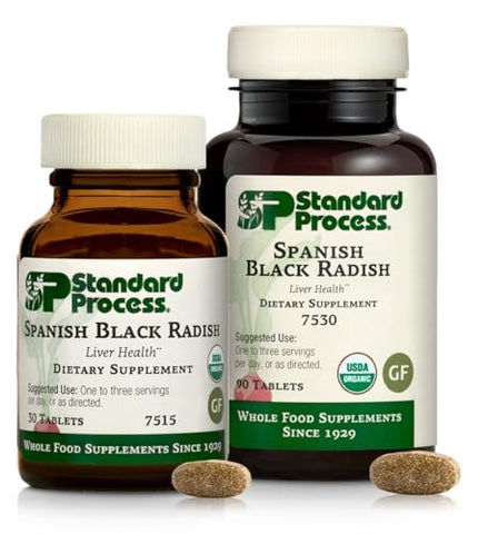 Standard Process Inc. - Detox de Rábano Negro Espanhol da Standard Process – Suporte ao Fígado, Digestão e Saúde Digestiva, Suporte à Vesícula Biliar com Mel e Vitamina C – Vegetariano, Sem Glúten – 100g
