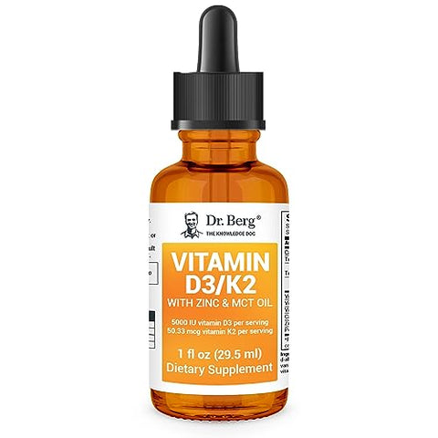 Dr. Berg Nutritionals - Dr. Berg Vitamina D3 Líquida – Potencialize sua saúde com a melhor opção de vitamina D – 30ml