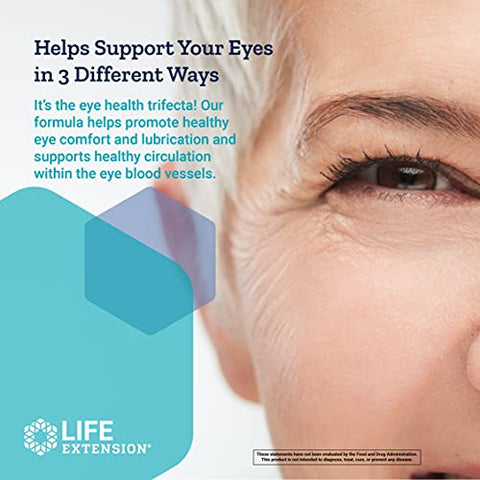 Extrato Padronizado de Mirtilo Europeu 100 mg – Suplemento de Vaccinium Myrtillus para Suporte à Saúde Ocular – Sem Glúten, Não-OGM, Vegetariano – 90 Cápsulas - Life Extension