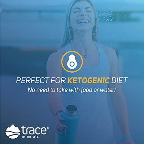 ConcenTrace Cápsulas | Suplemento Diário de Magnésio e Potássio | Vegano Certificado, Não-OGM, Sem Glúten | Sem Sabor | 90 Cápsulas (Pacote de 1) - Trace Minerals
