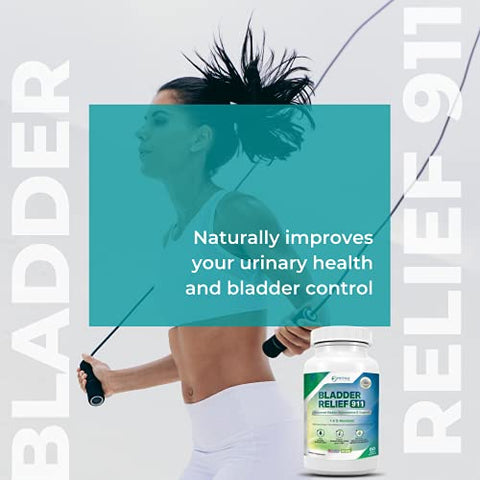 Phytage Labs - Bladder Relief 911 Detoxificante – Suporte para a Bexiga, 60 Cápsulas Vegetais