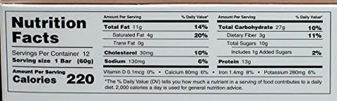 Karen's Transformation Superfood Bars - Barra de Brownie Proteico 12 unidades | Chocolate Amargo | Sem Glúten | Não-OGM | Paleo | 13g Proteína | Envio em 2 Dias