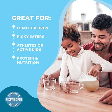 Grow – Mistura de Proteína em Pó para Crianças (Baunilha) – Shake Rico em Proteínas para Crianças 3 – 400g - Healthy Height