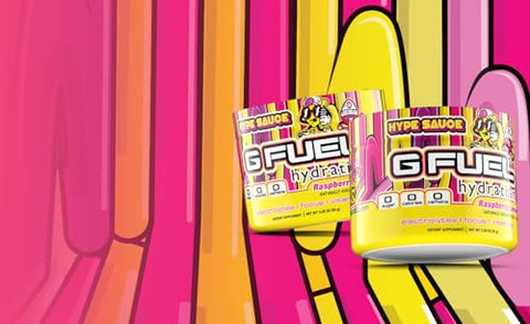 Hype Sauce em Pó com Eletrólitos, Mistura para Hidratação, Energia e Foco, Sem Açúcar, Suplemento com Minerais Essenciais, Sabor Limonada de Framboesa – 3.3g - G Fuel