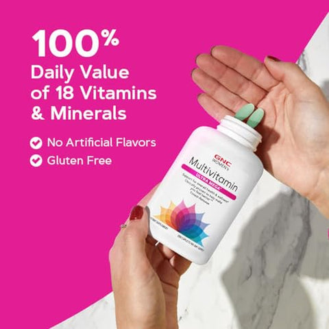 Ultra Mega Multivitamínico Feminino | Suporte à Saúde e Bem-Estar da Mulher | Comprovado Clinicamente para Melhorar seu Bem-Estar | Liberação Gradual | 90 Comprimidos - GNC
