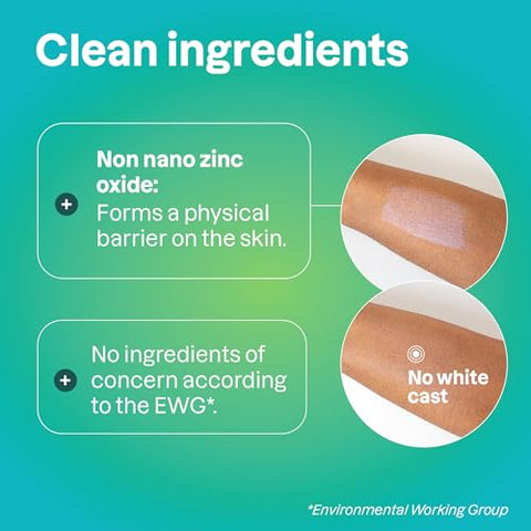 Protetor Solar Mineral ATTITUDE Stick com Óxido de Zinco, FPS 30, Verificado pelo EWG, Livre de Plástico, Proteção UVA/UVB de Amplo Espectro, Testado Dermatologicamente, Vegano, Sem Fragrância, 60g