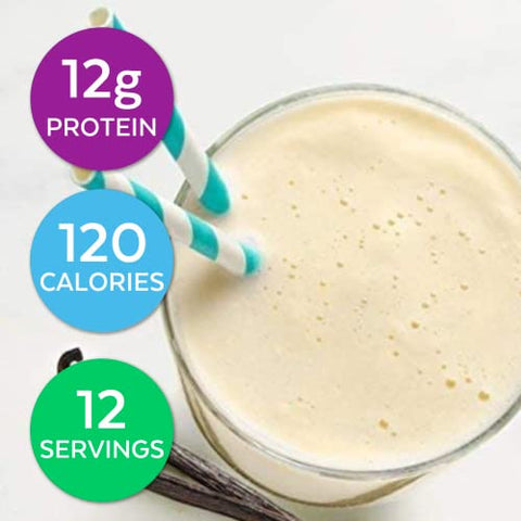 120 Shake Substituto de Refeição em Pó “NOVO” | Mistura de Shake de Baunilha para Apoiar a Perda de Peso Saudável | 12g de Proteína | Bebida Nutricional | Alimento de Baixa Caloria | 12 Porções - HMR