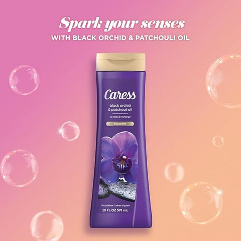 Body Wash Feminino, Orquídea Negra – 250ml - Caress