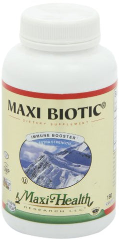 Cápsulas de Extrato de Alho Envelhecido Maxi Biotic (180 unidades) | Suplemento de Alho Kyolic com Spirulina, Equinácea, Orégano e Enzymax – Antioxidante Natural – Bem-estar - Maxi Health