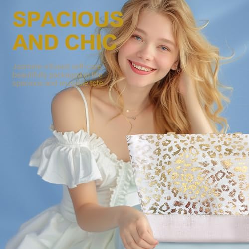 spa luxetique - Spa Luxetique – Kit de Presente de Spa para Mulheres, 15 peças de Luxo com Bombas de Banho, Creme para as Mãos e Bolsa, Presentes de Aniversário para Mulheres, Dia dos Namorados