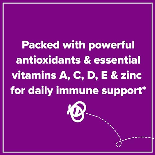 Zarbee's - Zarbee’s Gummy Diário de Suporte Imunológico com Sabugueiro e Vitaminas A, C, D, E – 60 gomas