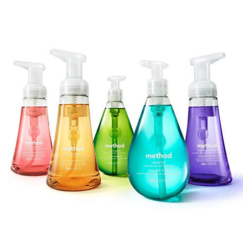 Recarga de Sabonete Líquido Method Gel, Água Doce, 1000 ml (Pacote com 3)
