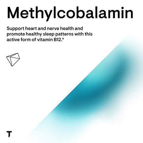 Vitamina B12 – Methylcobalamina – Suporte para Coração e Saúde Nervosa, Função das Células Sanguíneas, Sono Saudável e Metilação – Livre de Glúten, Soja e Laticínios – 60 Cápsulas - THORNE