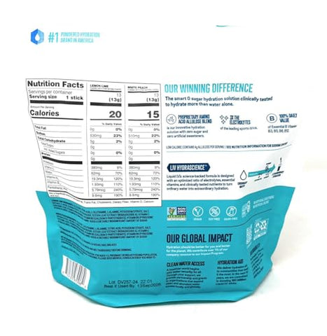 Limão Limão Hidratante Sem Açúcar – 16,9 ml - Liquid I.V.