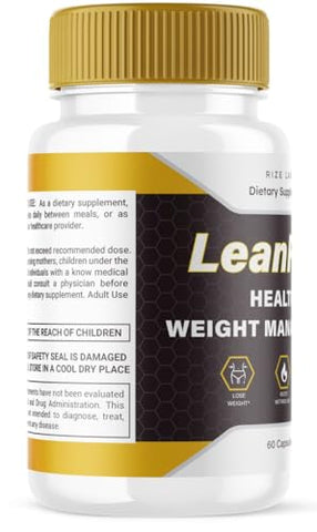 rize labs - LeanFlux – Lean Flux Emagrecimento para Aumentar os Níveis de BAT, Avaliações Leanflux Não-OGM Cápsulas de Suplemento Fáceis de Engolir, Ganhe Tecido Adiposo Marrom Queima de Gordura (60 Cápsulas)
