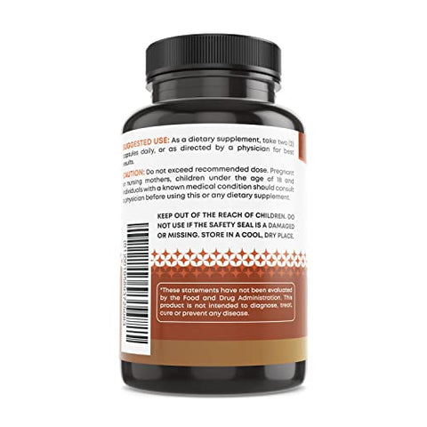 Lion’s Mane – 120 Cápsulas Veganas de Cogumelo (2 Meses de Fornecimento) – Suporte para Clareza Mental e Energia - Ancient Bliss