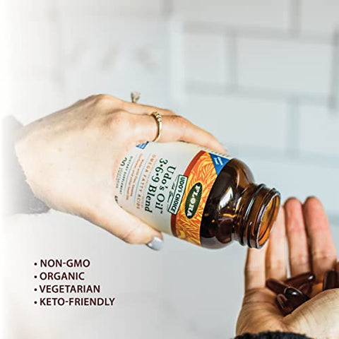 Flora - FLORA – Óleo Omega 369 Udo’s Choice, Cápsulas Vegetarianas, 180 Unidades, 61582