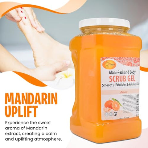 SPA REDI - Spa Redi Pedi Scrub Gel – Mandarin (Gal) | Gel Esfoliante para os Pés – Mandarina | 500g