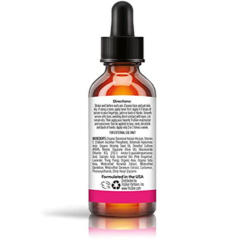 TruSkin Naturals - TruSkin Super C Duo: Serum Super C Plus e Hidratante de Vitamina C – 30ml + 50g