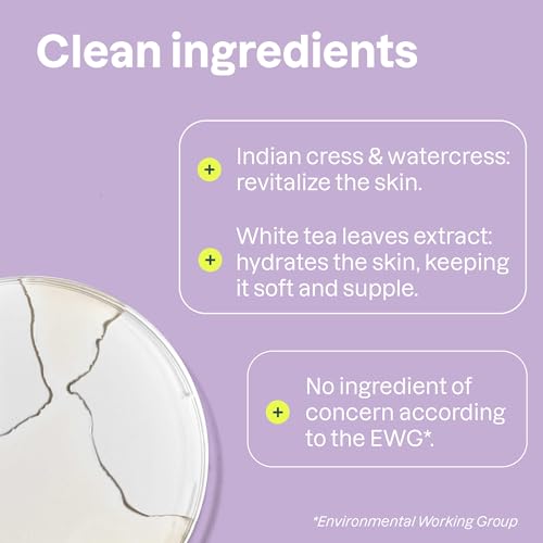 Gel de Banho, Verificado pelo EWG, Testado Dermatologicamente, Produtos de Cuidados Pessoais Veganos à Base de Plantas e Minerais, Folhas de Chá Branco, 473 ml - ATTITUDE